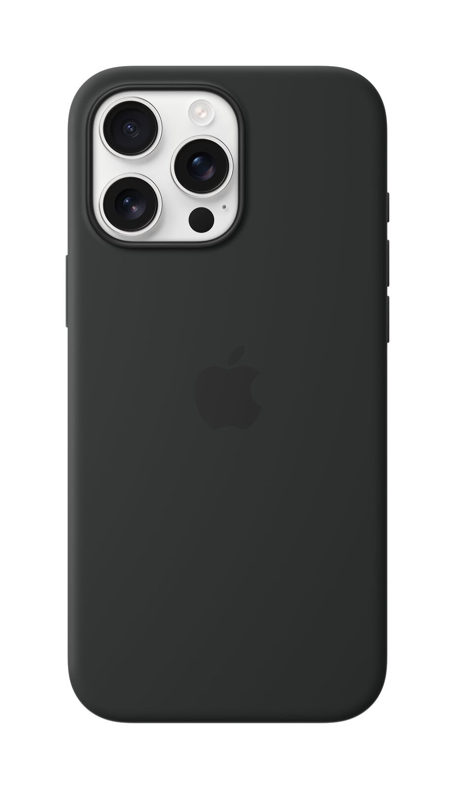 Apple Silikon Case iPhone 16 Pro Max mit MagSafe (schwarz) Apple Silikon Case iPhone 16 Pro Max mit MagSafe (schwarz)